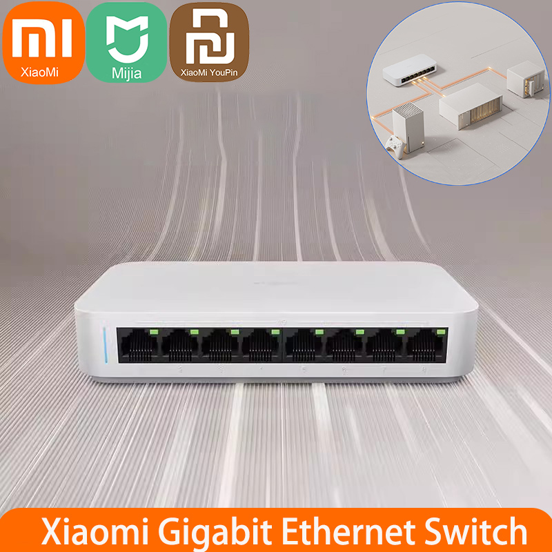 Xiaomi Mi 8 porte RJ45 Gigabit - Xiaomi Hub Mijia Hub recensione e prezzo