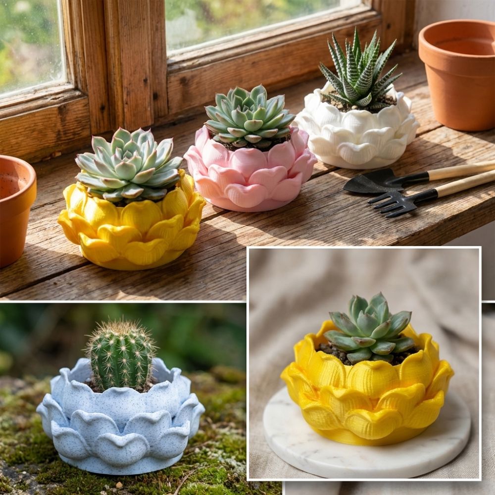 Vaso per Piante Succulente a F - Echeveria Succulent recensione e prezzo